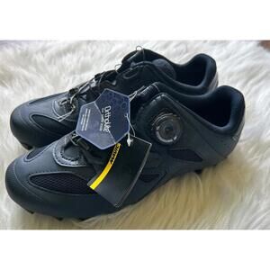 Mavic Crossmax Elite Shoes Mens Sz 7.5 Womens 8.5 Mountain bike Dark Blue NEW!